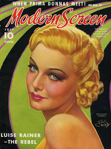 MODERN SCREEN magazine cover Issue 80 July 1937